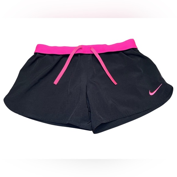 Nike Black/Pink Athletic Lightweight Running Short Size S - Picture 1 of 8